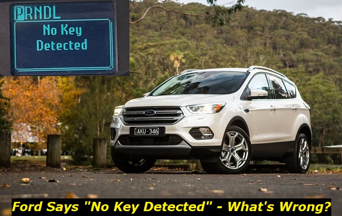 ford no key detected message